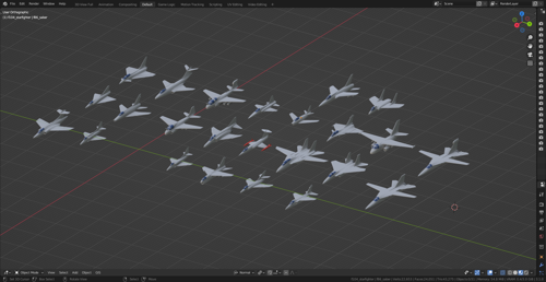 low poly jets preview image